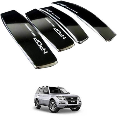 I Pop Plastic Car Door Guard(Black, Pack of 4, Mitsubishi, Pajero)