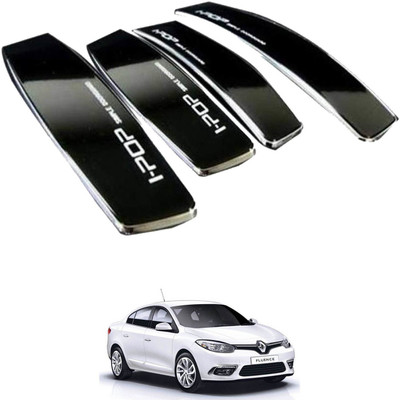 I Pop Plastic Car Door Guard(Black, Pack of 4, Renault, Fluence)