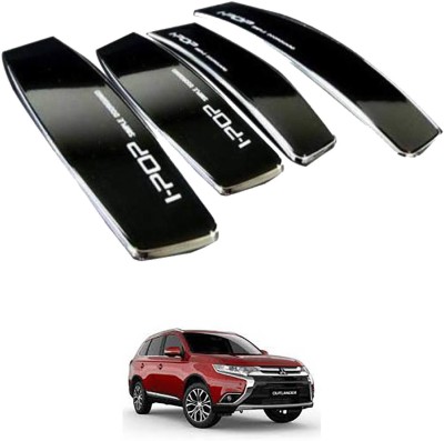 I Pop Plastic Car Door Guard(Black, Pack of 4, Mitsubishi, Outlander)