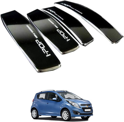 I Pop Plastic Car Door Guard(Black, Pack of 4, Chevrolet, Spark)