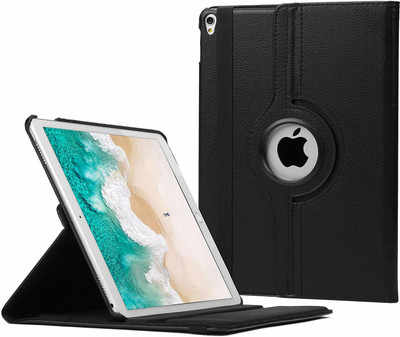Beebox Flip Cover for Apple iPad Pro 10.5 inch 2017 Rotating Leather Case Cover(Black)