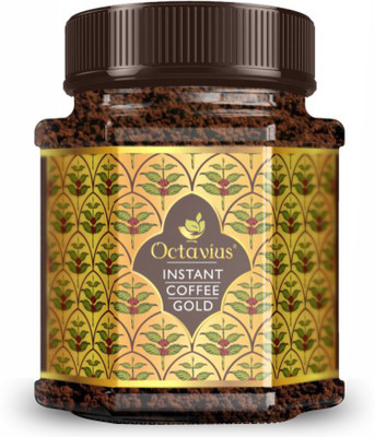 

Octavius Gold Instant Coffee, Pure Granulated Coffee, made from the finest beans handpicked from premium plantation of South India Instant Coffee(100 g)