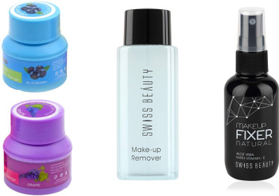 

Rtb SwissBeauty makeup Fixer, Makeup Remover with nail Paint Remover(Set of 4)