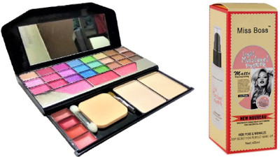 

Miss Boss fashion makeup and kb matte Long lasting Primer- 45 ml combo(Set of 2)