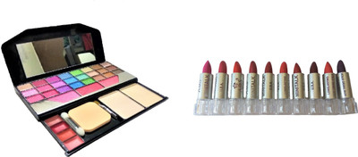 Miss Boss fashion makeup kit, balm lipstick multicolor combo(Set of 2)