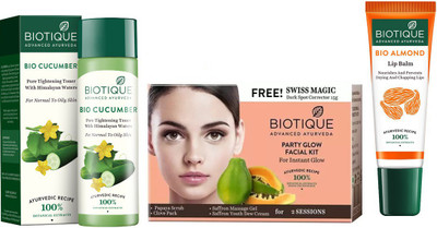 

BIOTIQUE BIO Combo kIt, LIP BALM(Set of 3)
