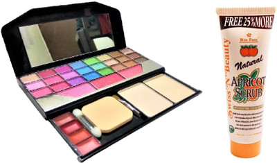 

Miss Boss fashion makeup kit, Natural Apricot Scrub with Soothing cocoa Butter (212 g) Scrub combo(Set of 2)
