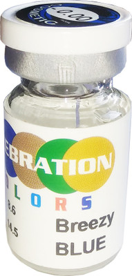 

Celebration BLUE-12.5 Yearly disposable Colored Lenses With Spherical Power Yearly Contact Lens(-12.5, Blue, Pack of 1)