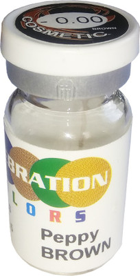 

Celebration BROWNPlus19.5 Yearly disposable Colored Lenses With Spherical Power Yearly Contact Lens(19.5, Brown, Pack of 1)