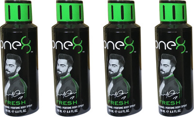 

one 8 Fresh (Pack of 4) Perfume Body Spray - For Men & Women(800 ml, Pack of 4)