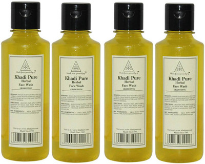 

Khadi Pure Herbal Face Wash Free (Pack of 4) Face Wash(840 ml)