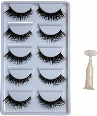 

Sheny Styling Eyelash Day and Night Pack with Glue(Pack of 5)