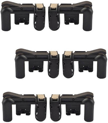 

Anodic Easypro (Pack Of 3 Set) Gaming Trigger Mobile Game Controller | Shooter Trigger Fire Button For Pubg Gaming Accessory Kit (Black, For Android, iOS) Gaming Accessory Kit(Black, For Android)