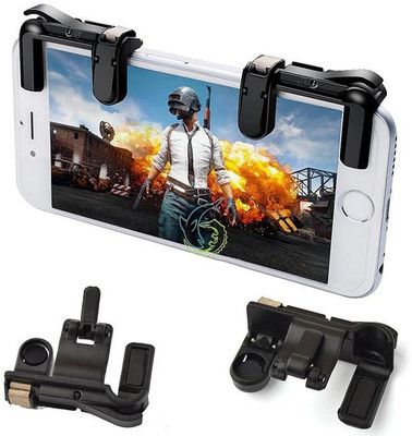 

BUY SURETY Sharpshooter Trigger Buttons Sensitive Shoot Physical Mobile Game Controller L1R1 Shooter Controller Aim Buttons Gamepad Joysticks PUBG Fortnite Rules of Survival Gaming Accessory Kit(Black, For Android, iOS)