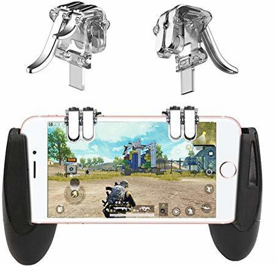 

Easypro Multi Button PUBG Mobile Game Controller Gamepad Gaming Accessory Kit(Black, Clear, For Android, iOS, PC, Android)