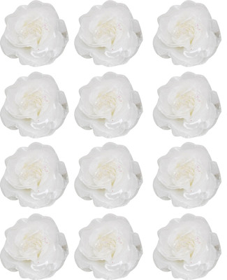 

Fully Combo Of 12 Looks Like Natural Flower Hair Clips Accessories For Girls And Women Hair Pin(White)
