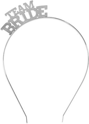 

GADGETS WRAP Silver Color Bride Bridesmaid Crown Princess Headband Team Bride Head Band(Silver)