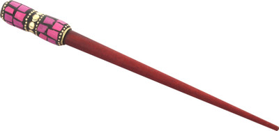 

XiShiv Multi-colour Handcrafted Ladies Vintage Wooden Hair Stick / Juda Pin Handmade Rhinestone Lacquer Wood for Girls and Women. Bun Stick, Hair Pin, Back Pin, Bun(Purple)