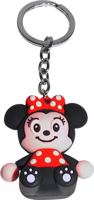 OMAYA Cute Mini Mouse Key Chain, Cute Keyring for Bag Ornament, Gift Idea Rubber Keychain & Key Ring Key Chain