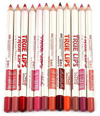 

Menow True Lips Lip Liner Pencil (Pack of 12) KF(Assorted color)