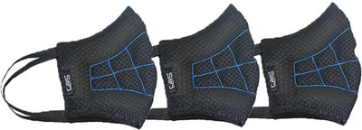 

Gills Advanced Air Pollution,Dust Mask, Bike mask, Antipollution mask, N99 mask Toby Medium /standard Adult Cool Black Pack of 3 Mask and Respirator