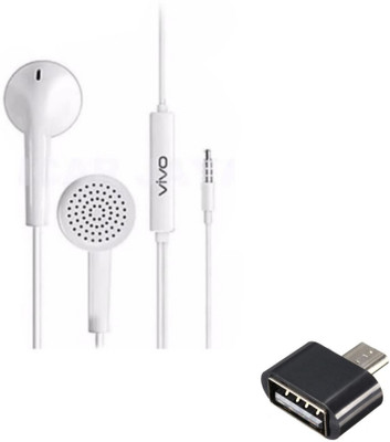 vivo Headphone Accessory Combo for Mobile(White, Black)