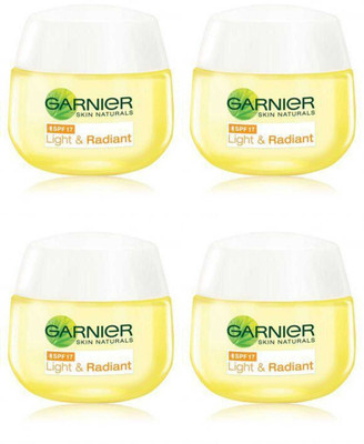 Garnier Light Complete and raidiant daily fairness Pack of 4(18 g)