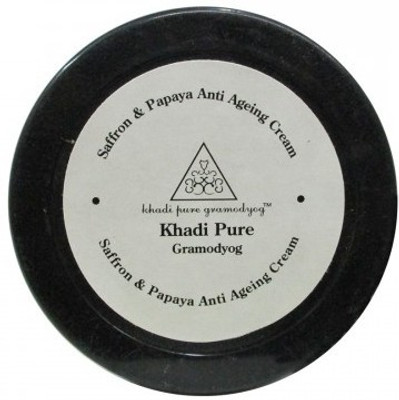 

Khadi Pure Herbal Saffron & Papaya Anti Ageing Cream with Sheabutter - 50g(50 g)