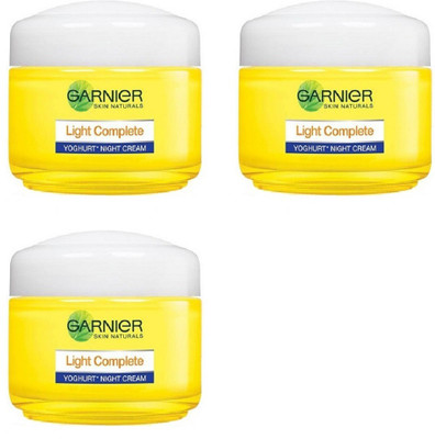 

Garnier Light Complete Night Cream Pack of 3 40gm(40 g)