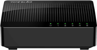 

TENDA SG105 5-Port 10/100/1000Mbps Gigabit Desktop Network Switch(Black)
