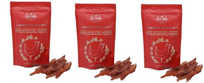 

Doggie Dabbas Cranberry Chicken Jerky 85gm Dog Treat(85 g, Pack of 3)