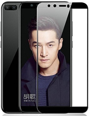SAGA Edge To Edge Tempered Glass for Temperd Glass 6d - Premium Full Glue Honor 9 Lite Temperd Glass Full Edge - Edge Screen Protection For Honor 9 Lite -Black (pack of 1)(Pack of 1)