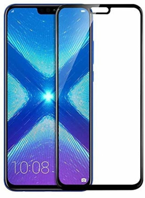 SAGA Edge To Edge Tempered Glass for Temperd Glass 6d - Premium Full Glue HONOR 8x Temperd Glass Full Edge - Edge Screen Protection For HONOR 8x-Black (pack of 1)(Pack of 1)
