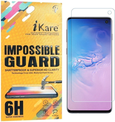 iKare Impossible Screen Guard for Samsung Galaxy S10(Pack of 1)