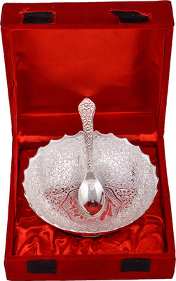 

G S Museum Bowl Spoon Tray Serving Set(Pack of 2)
