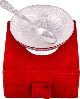 

G S Museum Bowl Spoon Tray Serving Set(Pack of 2)