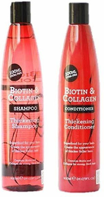 

Biotin & Collagen Combo Pack of Shampoo & Conditioner (400 ml Shampoo and 400 ml Conditioner) …(800 ml)