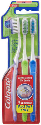 

Colgate Tip Tip Soft Ultra Soft Toothbrush(Pack of 3)