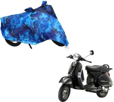 dhcreation Two Wheeler Cover for LML(Vespa LX, Blue)