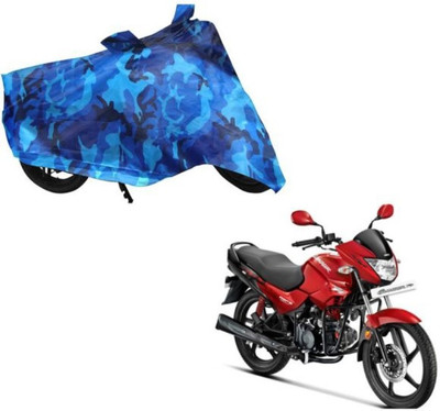 dhcreation Two Wheeler Cover for Hero(Splendor I Smart, Blue)