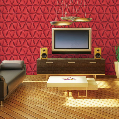 Eurotex Paper Art & Paintings Red Wallpaper(L x W: 1000 cm x 53 cm)