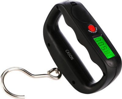 

Rorian Portable Hanging Luggage Weight Machine Digital For Weighing Household Items Weighing Scale(Black)