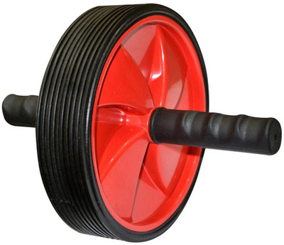 L'AVENIR ABDOMINAL EXERCISER / ROLLER with MAT for HOME & GYM WORKOUT Ab Exerciser(Red, Black)