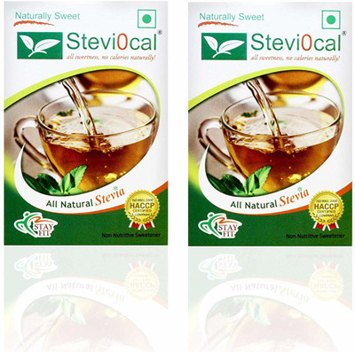 

Steviocal Monocarton Pack of Two (50g Each) Sweetener(100 g, Pack of 2)