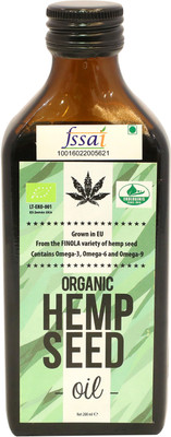 

Vilniaus Maistas Virgin Cold Pressed Unfiltered Hemp Seed Oil - Pack of 2 - 200ml Each(400 ml)