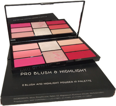 

MAC ME 6 SHADES POWDER BLUSH + 2 SHADES HIGHLIGHTER / 5(MULTICOLOR)