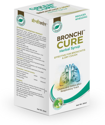 

GREEN CURE GREENCURE Herbal Syrup for Asthma, Bronchitis, Wheezing, Smoker's Lung -German Design , 50 ml(50 ml)