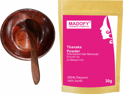 

MADOFY THANAKA POWDER 30GMS WITH WOODEN BOWL & SPOON(30 g)