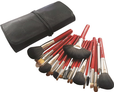 

Dream Maker 25 Piece Makeup Brush Set ( Red )(Pack of 25)