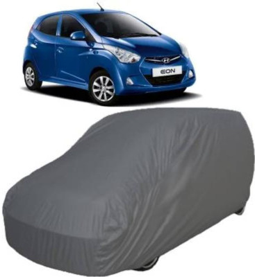 zedaan Car Cover For Hyundai Eon (Without Mirror Pockets)(Grey, For 2018 Models)